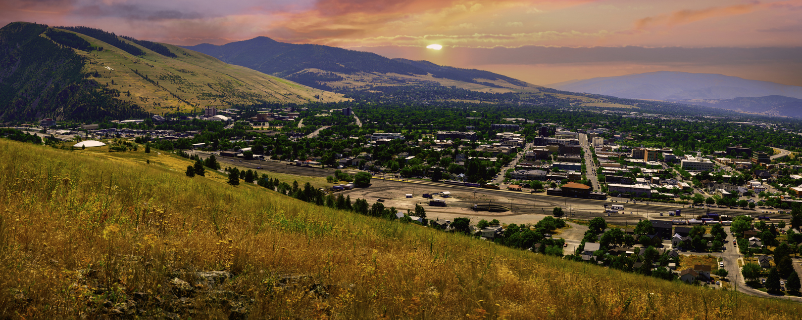 Panoramic Image of Missoula, MT